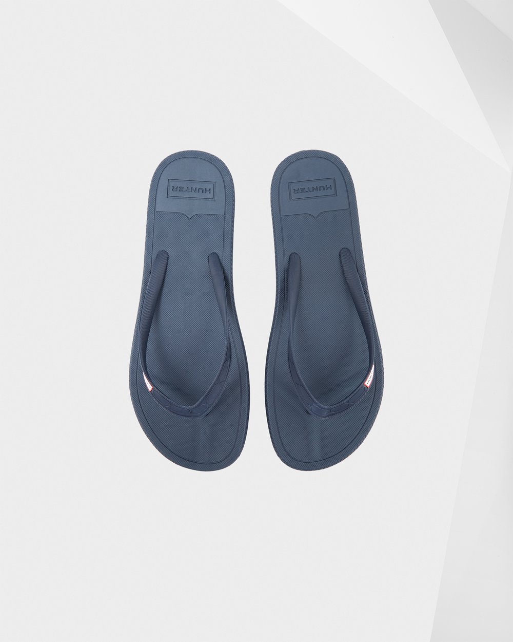 Hunter Flip Flops Marineblå - Herre Original - Norge QPCKGY-231